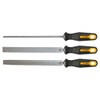 Wooden Rasp Set 3 Piece Flat Half Round 200mm