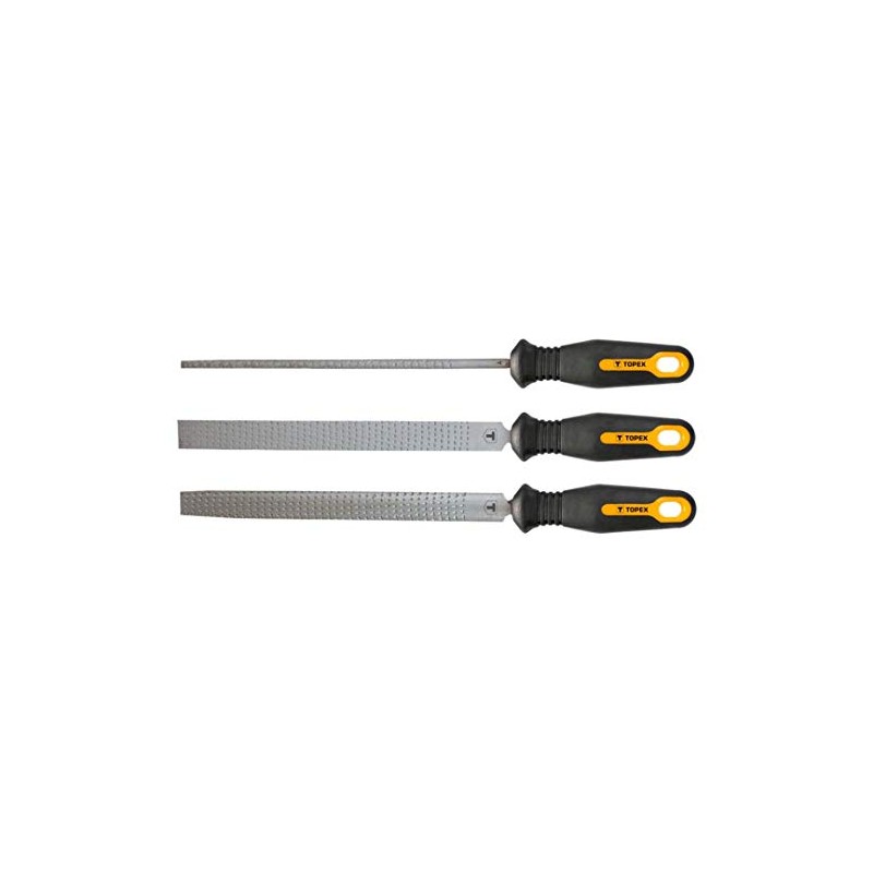 Wooden Rasp Set 3 Piece Flat Half Round 200mm