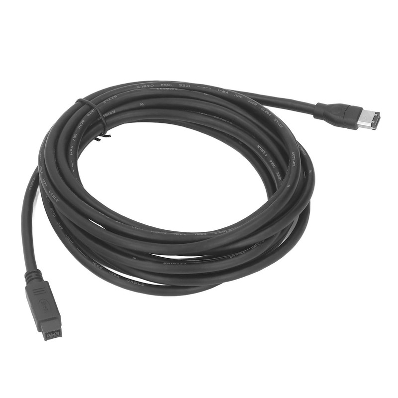 IEEE 1394 Firewire Cable 800Mbps 14.8ft Long Plug and Play