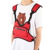 Multi Functional Outdoor Sports Running Chest Bag Adjustable Red Vest