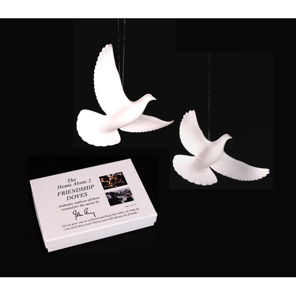 HOME ALONE 2 DOVES PAIR AUTHENTIC REPLICAS USA made direct from John Perry who created them for the movie