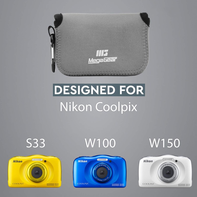 MegaGear MG790 Nikon Coolpix W100, S33 Ultra Light Neoprene Camera