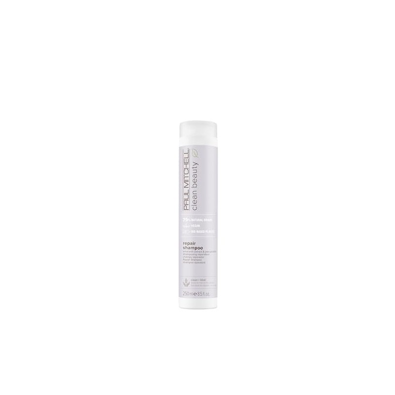 Paul Mitchell Clean Beauty Repair Shampoo, Strengthens and Protects, For