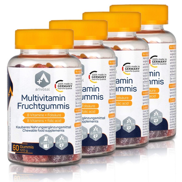 Multivitamin Capsules for Chewing - 4 x 60 Chewable Vitamin