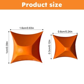 QKDS Silicone Seam Tool, 2PCS Silicone Caulking Tools, 4/6/10/16mm Caulk Smoothing Tool, Caulk Remover Tool, Reusable Caulking Applicator Finishing Tool for Kitchen, Bathroom Joint(Orange)