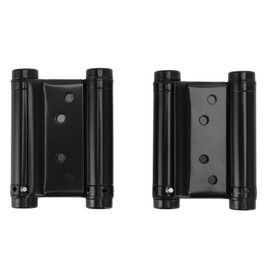 Shipenophy Double Action Spring Hinge, 1 Pair Automatic Gate Spring Hinge Rustproof Multi Layer Processing Two Way Door Hinge Durable Stainless Steel for Fence