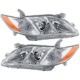 For Toyota Camry 2007 2008 2009 LE.XLE/08-2009 Base.SE/07 CE Model Headlight Assembly Unit Pair Driver and Passenger Side DOT Certified TO2518105 + TO2519105
