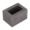 Rectangular Graphite Ingot Mold Jewelry Metal Refining Mould Crucible for