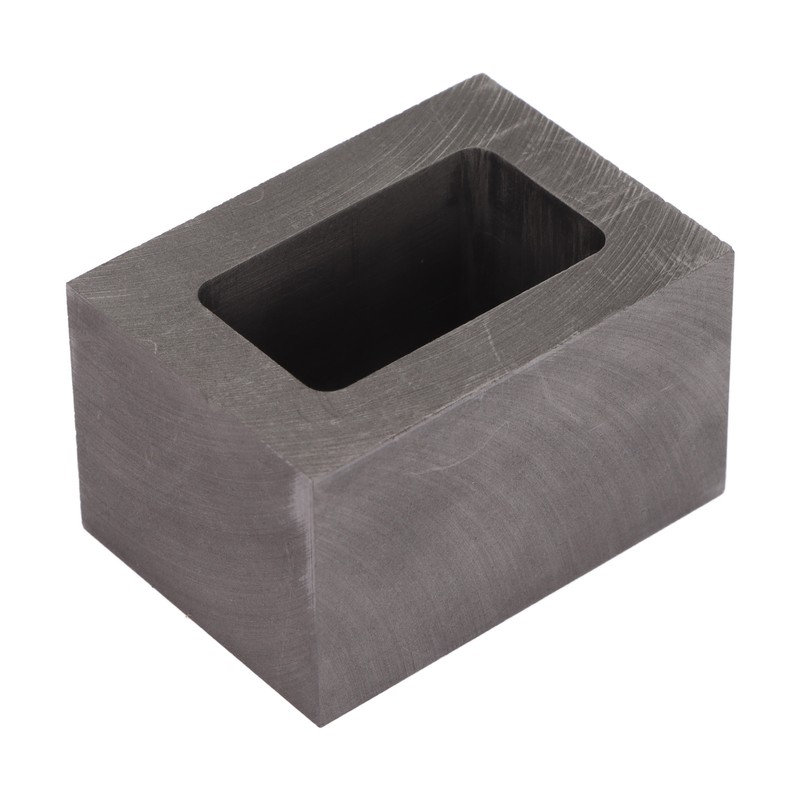 Rectangular Graphite Ingot Mold Jewelry Metal Refining Mould Crucible for