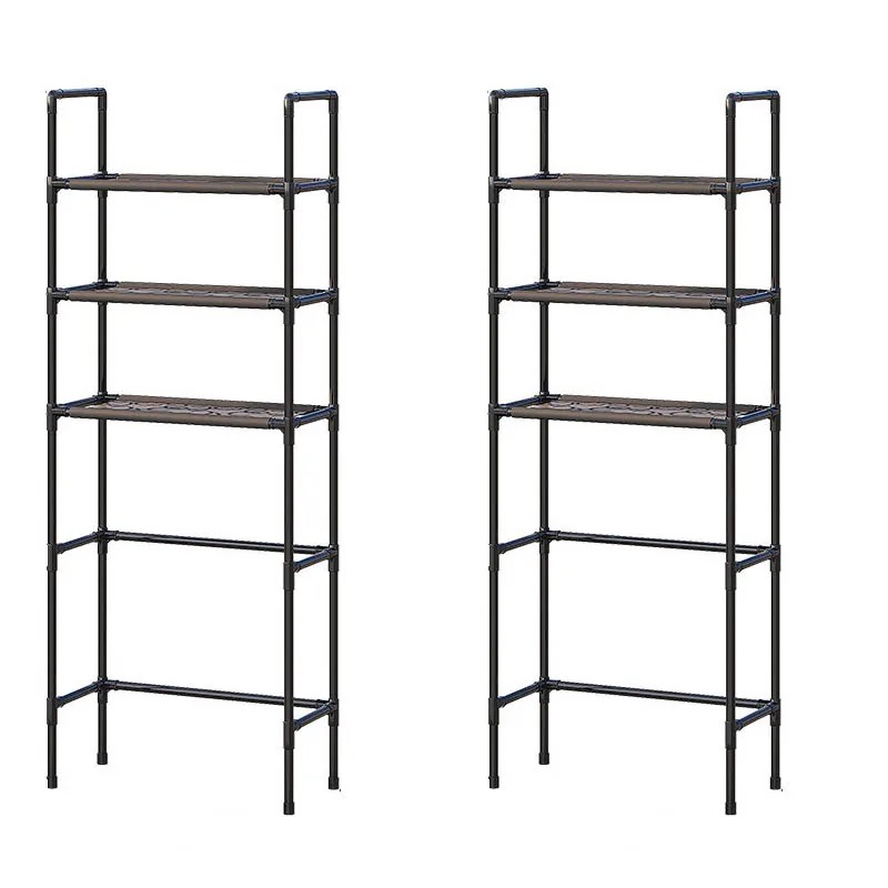 Iron Over-the-Toilet Storage Rack for Bathroom Organization – Standing Space-Saving
