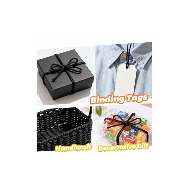 Natural Jute and Cotton Twine Bundle for Crafts and Home