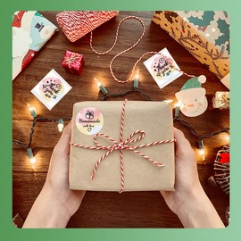 Phomemo Phomemo M110 M120 M200 M220 M221 rundes Kreis-Etikett – Thermodrucker-Etiketten für Preis, Name, Adresse, Logo, Barcode, 50 mm x 50 mm, mehrfarbiger Farbverlauf (1 Rolle)