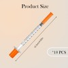 Dispensing Measuring Tool Individually Wrapped 1ML Plastic Syringe Disposable Scientific