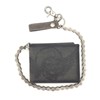 Lemasi Biker Wallet with Chain Natural Hunter Leather Wallet with