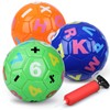 Dilabnda Mini Footballs for Kids Toddlers, 6 Inch Bounce Footballs