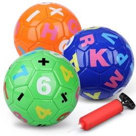 Dilabnda Mini Footballs for Kids Toddlers, 6 Inch Bounce Footballs Sports Balls for Indoor Outdoor Backyard Lawn Soft Ball Gift for Girls Boys Age 3 4 5 6 7 8 9 10 (Pack of 3)