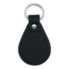 Graphics and More Serenity Prayer on Black Black Leather Keychain