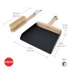 Copco Hand Cleaning Brush with Pan, Beechwood