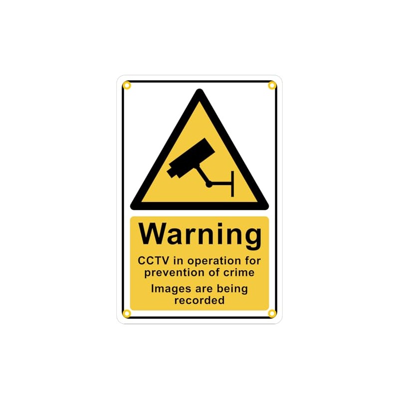 Pack of 2, Warning CCTV in Operation for Prevention of