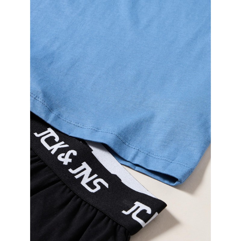 JACK&JONES JUNIOR Boys Jacoliver SS Tee and Shorts Set Jnr