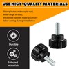 Hotop Threaded Knurled Thumbscrew Monitor Mount Screws on Knobs Monitor