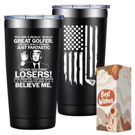 SpenMeta Golf Gifts for Men, Dad, Grandpa - Christmas Fathers Day Golf Gifts for Dad - Great Golfer Player Present - 20oz Golfer Tumbler Cup