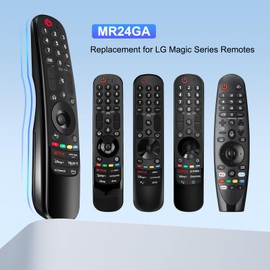 Original Replacement for LG TV Remote Control, Compatible with Magic Remote MR20/21/22/23/24GA, Works with All 2019-2024 LG UHD/OLED/QNED/NanoCell Smart TVs (with Voice and Pointer)
