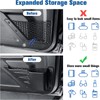 4Pcs Door Side Cup Holder Storage Pocket Compatible with Ford
