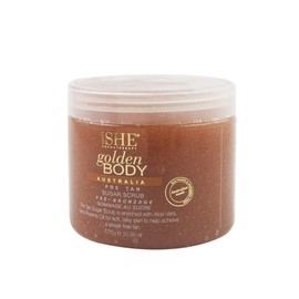 Om SHE Aromatherapy Golden Body Pre Tan Sugar Scrub