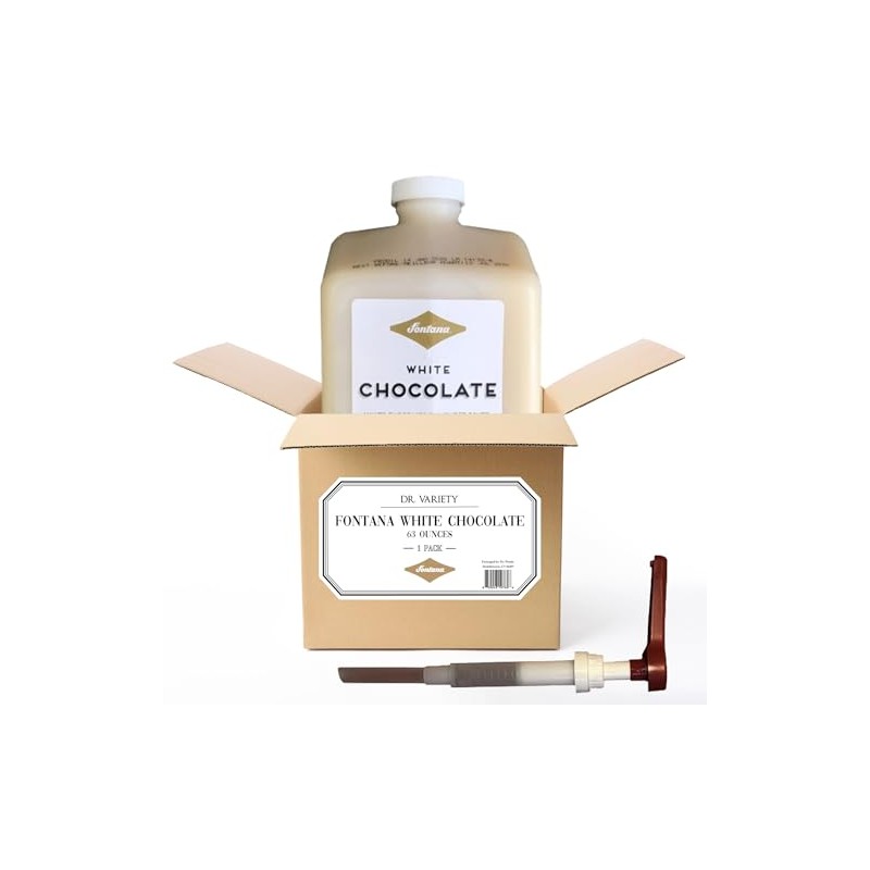 Fontana White Chocolate Mocha Sauce (63 fl oz) – Premium