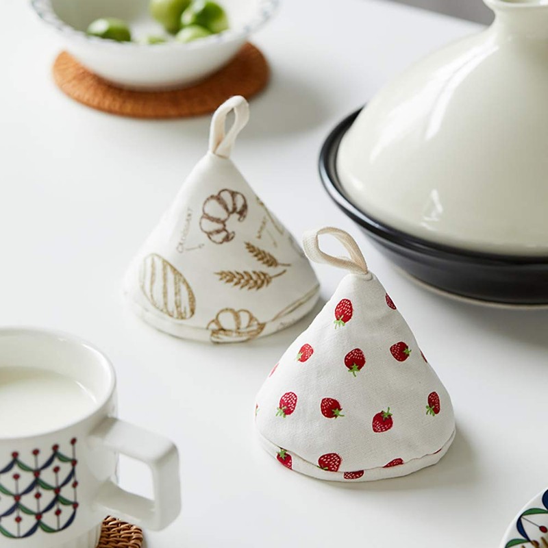 Triangle Pot Holder, Set of 2, Kitchen Mitts, Oven Mitts,