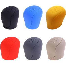 Funda de silicona para palanca de cambios de velocidad manual, protector de agarre antideslizante, accesorios de interior de coche, bota de velocidad (negro)