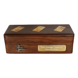 Gamekeepers Cottage gifts Karate Wooden Dominoes In Wooden Box FREE ENGRAVING Gift 200
