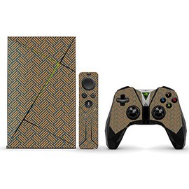 MightySkins Skin Compatible With NVIDIA Shield TV (2017) wrap cover sticker skins Orange Blue Basket
