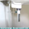 Enhon 2 Pack Universal Lavatory Pop Up Drain Lift Rod,