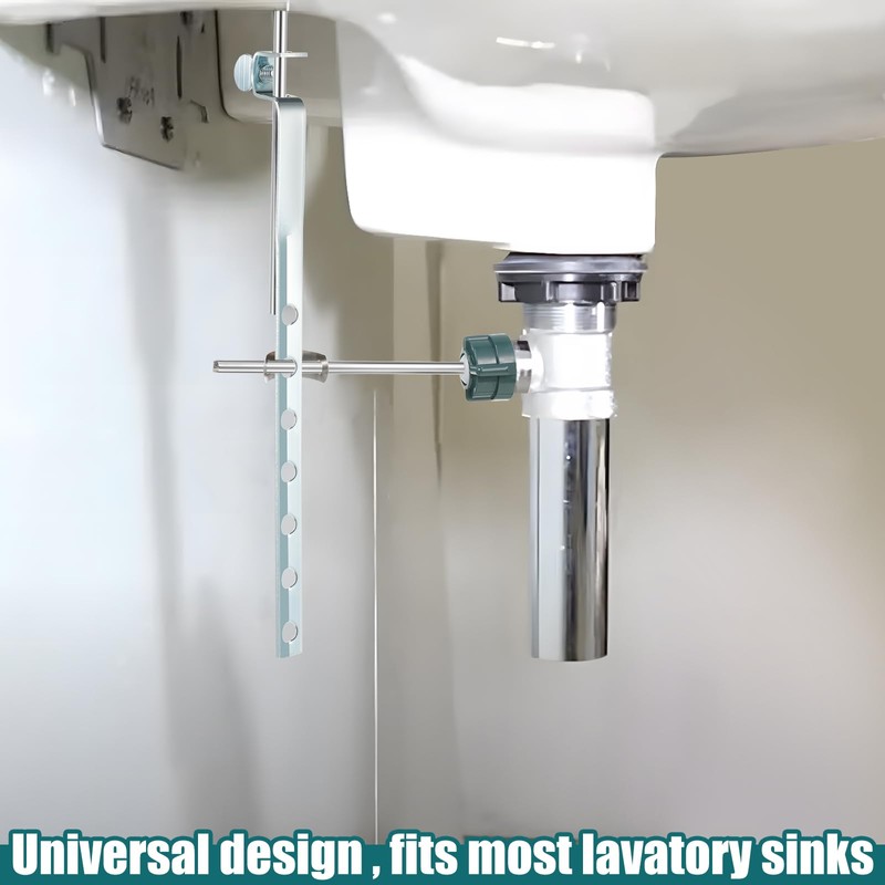 Enhon 2 Pack Universal Lavatory Pop Up Drain Lift Rod,