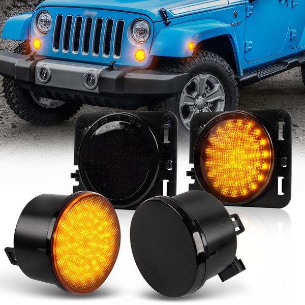 OZ-LAMPE Set of 4 LED Front Indicator Side Indicators for