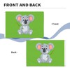 KOSPOGO Double-Sided Cute Koala Holding a Tree Branch Flag Durable