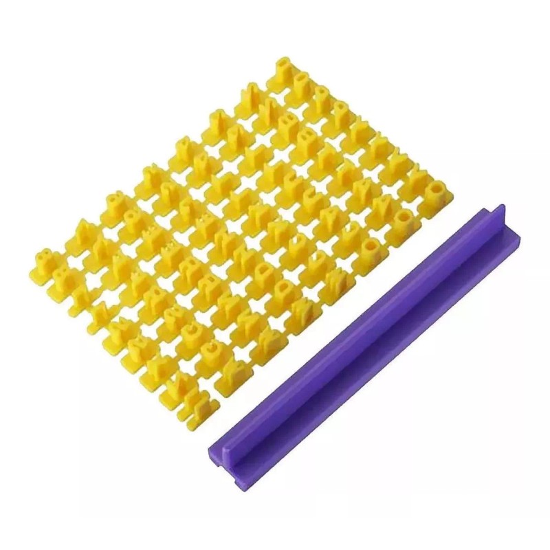 Launers Marcador De Letras Y Números Para Hornear Galletas Sello