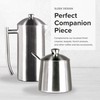Frieling 18/10 Brushed Stainless Steel Cream and Sugar Set -