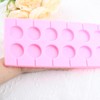 EPYHREHM 12-Cavity Round Silicone Chocolate Molds Lollipop Hard Candy Mold