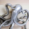Fyne-Finds Octopus Silver Resin Wall Hanging Multi Hook Coat Scarf