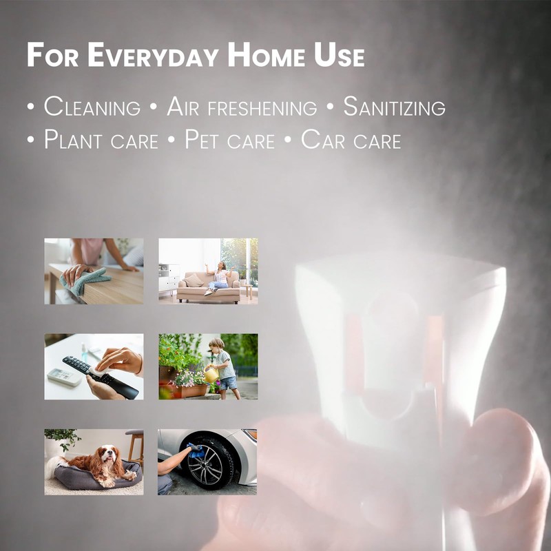Mistifi Spray Plastic Bottle for Hair, Ultra Fine Mist, Water