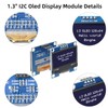 OLED Display Module Binghe 2 Pcs 1.3" LCD with OLED