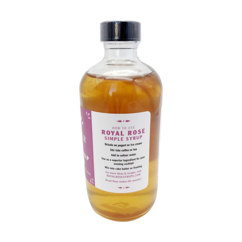 Royal Rose Organic Lavender Lemon Simple Syrup, 8 oz