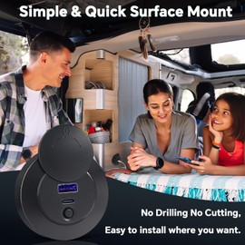 Acegoo RV USB Charger Outlet, 50W Dual Port Quick Charging Port, 30W PD Type-C & 20W USB-A Surface Mount Panel for RV Camper Trailer