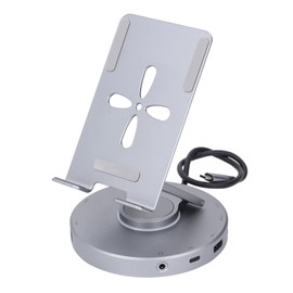 10 in 1 USB Hub Type C M To PD 2xUSB3.0 USB2.0 USB C RJ45 3.5 Sound HD 2.0 Port Docking Station with Stand