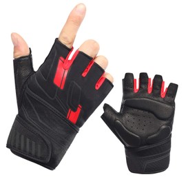 Training Gloves, Gym Gloves, Muscle Training Gloves, Weightlifting, Breathable, Anti-slip, Wrist Fixed, Sports Gloves, 4 Colors, 4 Sizes, Unisex, Bench Press, Dumbbells, Cycling, Shock Absorption,