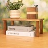 RiLiKar Desktop Shelf Organizer Wooden Kitchen Cabinet and Counter Shelf