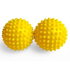 2x DBT Skills Igelball | Magnetischer Hochstress Akupressurball | Gelb matt | 32mm Durchmesser | zum Stressabbau oder zur Massage, gegen Anspannung und f√ºr mehr Beweglichkeit und Konzentration